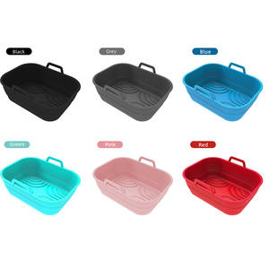 Vente flash - Doublure en silicone pour friteuse à air de 8,5 pouces, facile à nettoyer, antiadhésive, sans BPA - Product Image 5
