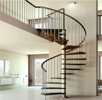 Escalier flottant en bois massif avec marches en verre antidérapantes, sur mesure, gain de place, escalier intérieur pour villa, duplex, rénovation
