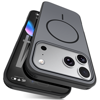 Coque de protection hybride TPU PC antichoc magnétique effet seconde peau pour iPhone 17 Air 17 16 Pro Max