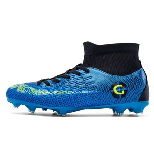 Футбольные Ботинки мужские высокие резиновые шпильки спортивные мужские футбольные ботинки для девочек футбольные бутсы для детей