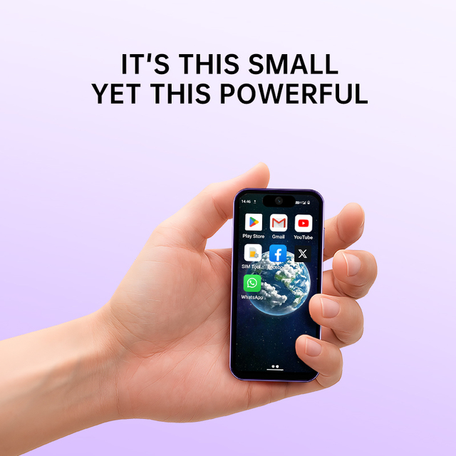 Hot Selling XS17 PRO 3.88inch Small Card Size Phone 4GB+64GB Android 12.0 Quad Core Dual Sim French German Global 4G