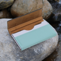 Porte-cartes magnétique en cuir PU de haute qualité pour hommes, vente en gros