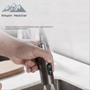 <span class=keywords><strong>Robinet</strong></span> moderne Wayon en acier inoxydable avec douchette extractible et double mode de jet d'eau - Product Image 5