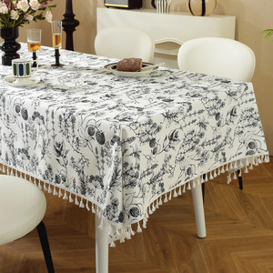 WML063 Nappe de table en tissu jacquard imperméable et anti-poussière, style pastoral américain, pour table basse, vente en gros - Product Image 5