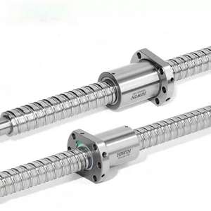Composant de moteur pas à pas à vis à billes à guidage linéaire pour l'industrie CNC, écologique, en acier inoxydable, avec écrou et roulement, BINYOON GNK0301 - Product Image 3