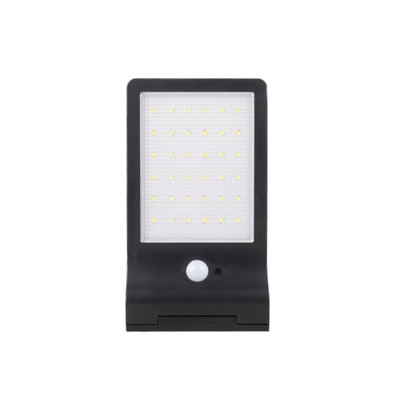 Уличное настенное освещение на солнечной батарее, беспроводной светильник с датчиком движения, водонепроницаемое внешнее освещение