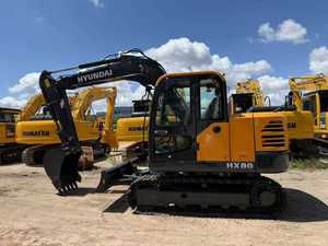 Miniexcavadora HX80 Coreana Original Usada con Pocas Horas de Trabajo en Venta - Product Image 4