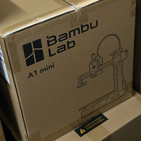Printer 3D Mini Combo A1 Otomatis Penuh, Multi-warna, Kecepatan Tinggi, Desktop Rumah, FDM