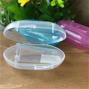 Qualität Soft Baby Training <span class=keywords><strong>Finger</strong></span> Silikon Zahnbürste Benutzer definierte Baby <span class=keywords><strong>Finger</strong></span> Zahnbürste - Product Image 3