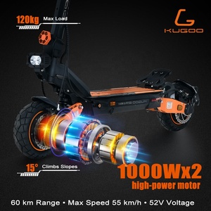Scooter Eléctrico Plegable para Adultos Pro de 1000W con Doble Motor de Alta Potencia, 52V 20Ah, Portátil - Product Image 3