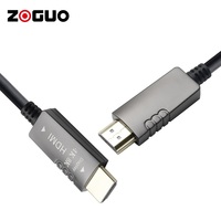 Prix usine fibre optique Audio TV transmetteur câble 100m PVC veste pour HDMI fil rouleau 4K résolution câbles de Communication