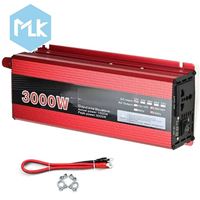 Onduleur à onde sinusoïdale pure MLK 12V/24V vers AC 110V/220V 1000W 1600W 2200W 3000W, convertisseur de batterie portable, onduleur solaire