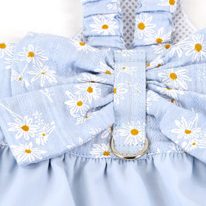 Tùy Chỉnh Con Chó Ăn Mặc Leashable Thoáng Khí Vật Nuôi Khai Thác Quần Áo Daisy In Váy Con Chó Nhỏ Trang Phục Thoải Mái Vật Nuôi Trang Phục - Product Image 3