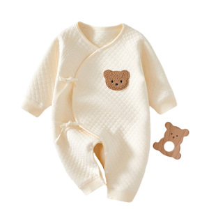 Customized <strong>Winter</strong> <strong>Baby</strong> Jumpsuit Rompers Soft Bamboo Cotton Cozy Knit Warm Printed <strong>Baby</strong> Girl Romper <strong>Winter</strong> <strong>Baby</strong> <strong>Clothes</strong> - Product Image 1