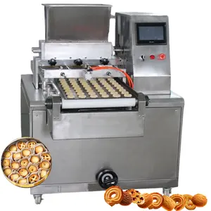 Stainless steel biscuit cookies making machine automatic mini small cookie machine depositor price