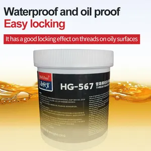 2024 New Product HG-567 New Product Liquid Anaerobic Pipe Thread Sealant For Water Pipe 1kg/bottle