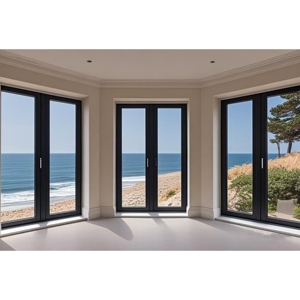Design moderne Résistant aux intempéries Rupture thermique en alliage d'aluminium <span class=keywords><strong>Baie</strong></span> <span class=keywords><strong>vitrée</strong></span> en alliage à économie d'énergie vers l'intérieur <span class=keywords><strong>Baie</strong></span> <span class=keywords><strong>vitrée</strong></span> pour les villas - Product Image 5