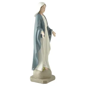 New Design Resin Statue Our Lady Of Grace Blessed Virgin Mother Mary Statue Catholic For Religious Gift