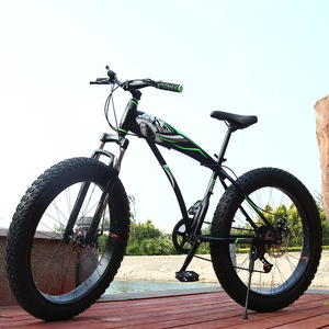 Vélo de montagne 26 pouces, largeur de pneu 4.0, fourche à suspension, jante en alliage d'aluminium, unisexe, adulte, utilisation hors route - Product Image 3
