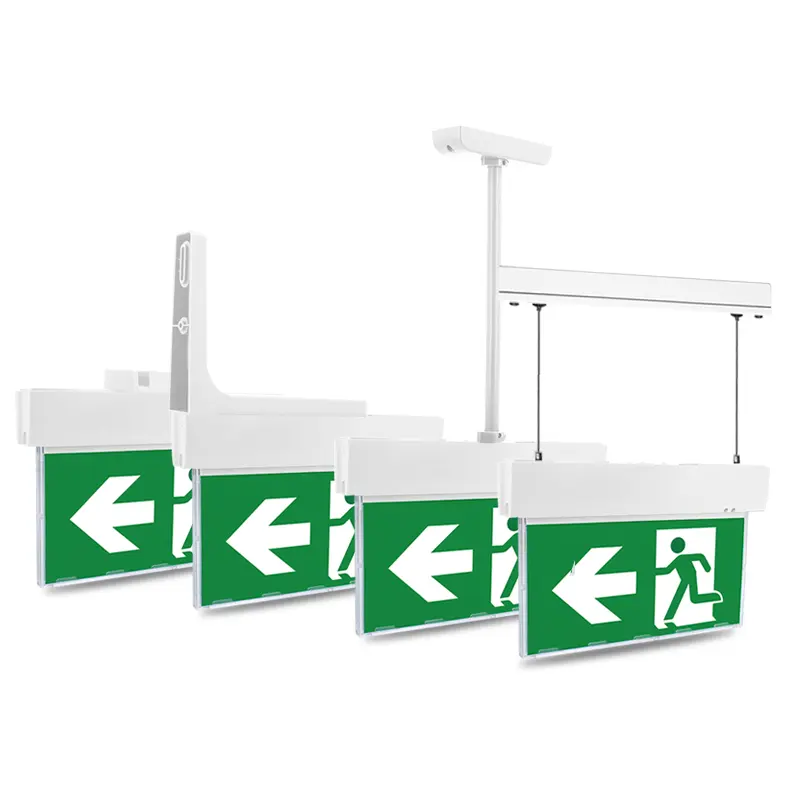 2W 3W 5W 6W 8W China Cheap Big Safety Illuminated Industrial Brass Fire Running Man LED Emergency Exit Light