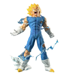 Nouveauté Figurines de <span class=keywords><strong>Dragon</strong></span> Ball Vegeta IV Super Saiyan <span class=keywords><strong>Attaque</strong></span> de Suicide Modèle d'anime debout Figurine en boîte Jouets cadeaux - Product Image 1