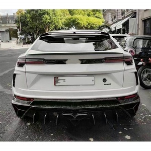 Kit carrosserie large en fibre de carbone forgée avec texture, pare-chocs avant et arrière, jupes latérales, capot moteur et spoiler pour <span class=keywords><strong>Lamborghini</strong></span> Urus - Product Image 6