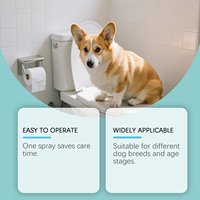 EelJoy Spray d'apprentissage de la propreté pour chiens et chats 60ml en plastique, guide de positionnement pour la toilette quotidienne