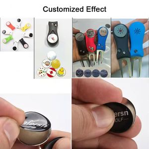 Herramienta Plegable con Botón Pop-Up y Marcador de Golf Magnético, Herramienta para Reparar Divots de Golf - Product Image 2