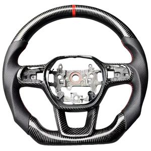 Volante Deportivo de Fibra de Carbono con Pantalla LED Calefactable y Cuero Personalizado para <span class=keywords><strong>Honda</strong></span> Accord 11ª Gen <span class=keywords><strong>2023</strong></span> 2024 2025 2026 - Product Image 1