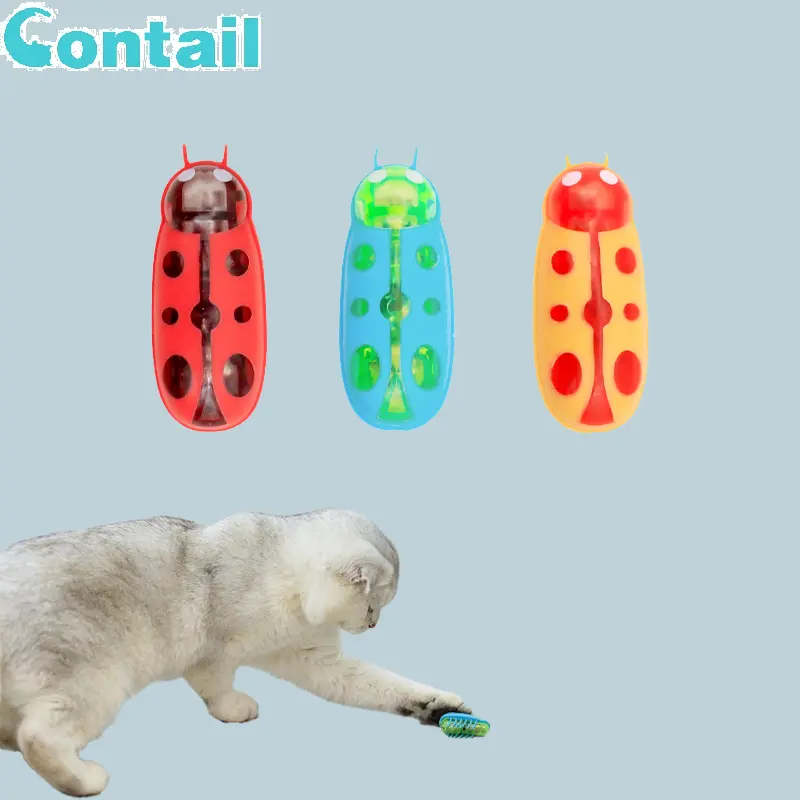 Wholesale Low Price Nano Worm Automatic Cat Electric Toy Cat Bug Insects Toys for Indoor Cats Interactive