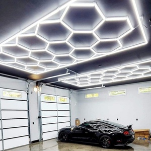 Luces Led Deformables para Garaje Lámpara de Trabajo Colgante Hexagonal para Detallado Led Luz Hexagonal de Techo para Garaje - Product Image 5