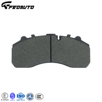 Plaquettes de frein pour camions lourds WVA 29087, fourniture d'usine, pour véhicules utilitaires Actros