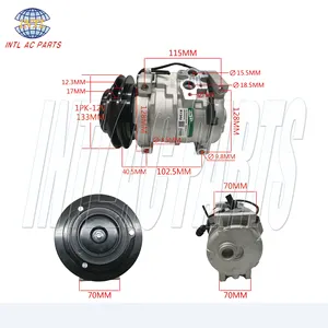 10 s17c compressore AC auto per 447220 trattore FENDT-4620 447220-3540