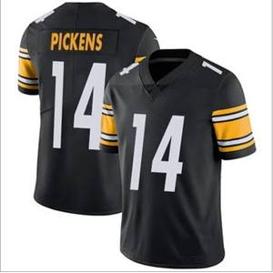 Hommes Jeunesse 3 <span class=keywords><strong>Russell</strong></span> Wilson 2 Justin Fields T.J. Watt Najee Harris George Pickens Roethlisberger Maillot de football cousu S-3XL - Product Image 6