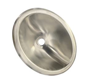 Petit évier de bar ovale en acier inoxydable à montage sous plan pour bateau, <span class=keywords><strong>mini</strong></span>-caravane, camping-car, cuisine, comptoir, lavabo - Product Image 4