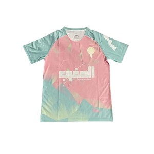 Maglia da Calcio Uomo Marocco <span class=keywords><strong>Vintage</strong></span> 2024/25 Versione Home/Away/Terza Divisa Tifosi Top Manica Corta Estiva Autunnale Asciugatura Rapida 100% - Product Image 2