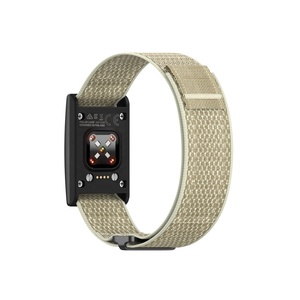 Bracelet de remplacement en nylon noir tressé élastique de 24 mm pour Polar Loop avec fermeture auto-agrippante Velcro – Vente en gros - Product Image 2