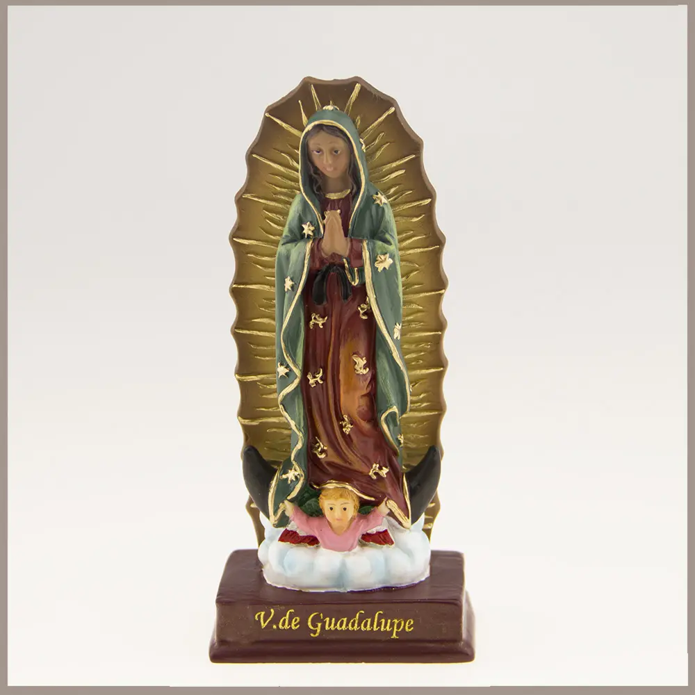 उच्च गुणवत्ता <span class=keywords><strong>ईसाई</strong></span> धार्मिक उद्यान धार्मिक मूर्ति Virgen डे Guadalupe