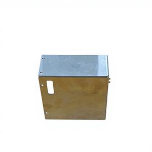 Caja Metálica de Acero Inoxidable OEM Personalizada, Corte Láser, Plegado, Soldadura, Recubrimiento en Polvo, Plateado, Alta Seguridad - Product Image 1