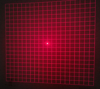 Module de diode laser rouge haute puissance 12x30mm 638nm 100mW de haute qualité, motif de grille 20x20, haute précision, état neuf, DC3V, garantie 1 an