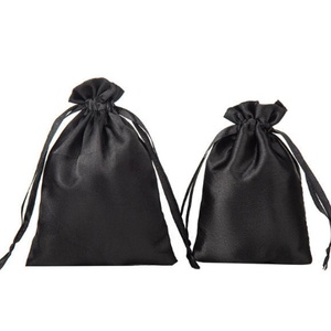 High-end Eco-Friendly Durable Jewelry <b>Drawstring</b> <b>Pouch</b> with Silk Fabric 10*15 cm Hair Storage & Gift Bag with Logo Printing - Product Image 4