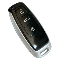 Coque de clé de voiture XNRKEY, nouveau style, modification pour clé de voiture intelligente sans clé Audi 2008 2009 2011 2013 2014 Audi A3 Q3 Q2L