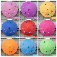 Parapluie en papier huilé et tissu de soie, artisanat classique, pour décoration de plafond extérieur, défilé, accessoire de danse, COS, style chinois