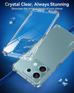 Custodia morbida in Silicone TPU antiurto per Xiaomi Redmi Note 13 12 11S 13R 12S <span class=keywords><strong>11T</strong></span> 12T <span class=keywords><strong>Pro</strong></span> Plus 13C 12C 4G 5G <span class=keywords><strong>Cover</strong></span> Ultra sottile trasparente - Product Image 2