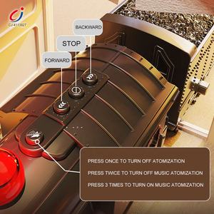 Chengji creativo DIY conjunto de vías de ferrocarril eléctrico modelo simulación inteligente tren clásico juguete con fumar - Product Image 3