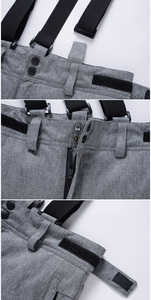 Personalizado suave cómodo chaqueta pantalones conjunto a prueba de viento al aire libre ropa de nieve para hombres mujeres calidad Casual impermeable traje de esquí de nieve - Product Image 4