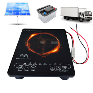 24/48 Volt DC Battery Solar Induction <strong>Cooker</strong> 1600 Watt <strong>Portable</strong> off Grid <strong>Electric</strong> Furnace Exclusively for OEM/ODM in Africa - Product Image 1