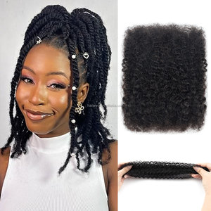 ANNA Cabello Humano 100% Preestirado para Trenzas Kinky Twist 50g Extensiones de Cabello Humano al por Mayor para Locs - Product Image 4