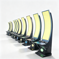 Borne d'arcade incurvée avec écran tactile de 92 pouces pour centre de divertissement