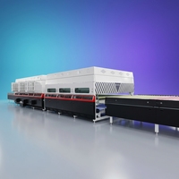 Mesin Pemanas Kaca EASTTEC dengan PLC & Motor 1033KW Hemat Energi di Arab Saudi